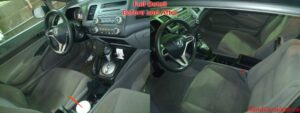 Car interior detailed and shampooed at Splash N Shine, Danforth Avenue Toronto