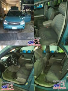 Car interior detailed and shampooed at Splash N Shine, Danforth Avenue Toronto