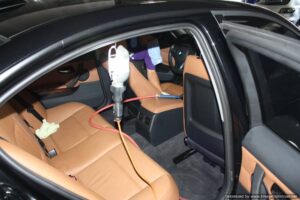 Car interior detailed and shampooed at Splash N Shine, Danforth Avenue Toronto