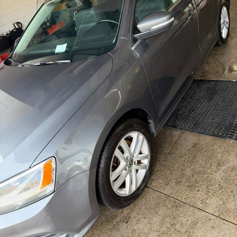 Volkswagen Jetta after an exterior hand wash in the Splash N Shine wash bay