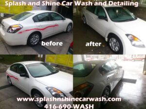 Specialty cleaning service at Splash N Shine Hand Car Wash, Toronto